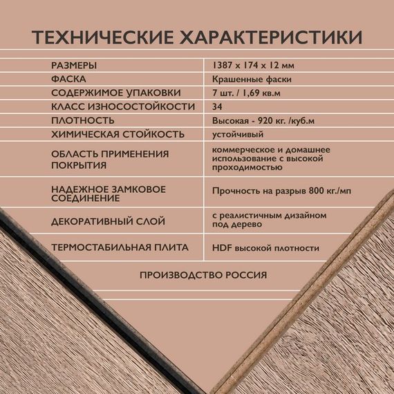 Ламинат I-Floors Heavy - Дуб Ваниль