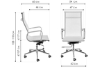 Офисное кресло Woodville Reus сетка white