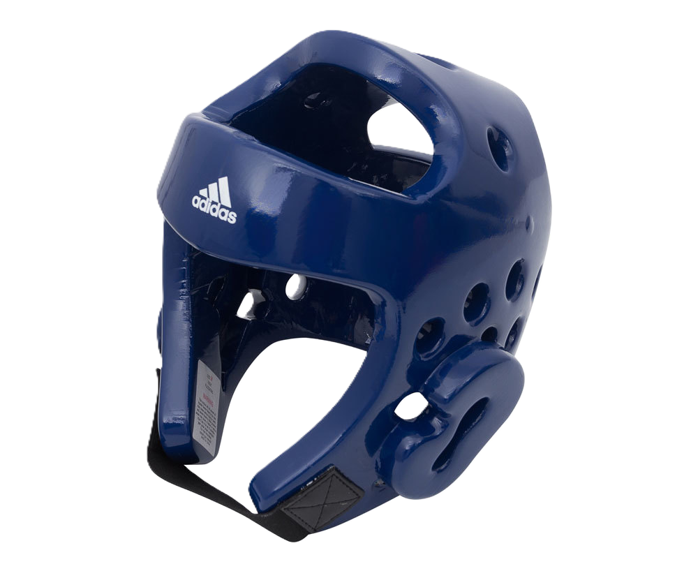 Шлем для тхэквондо Adidas Head Guard Dip Foam WT синий