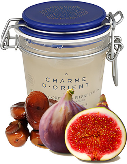 CHARME D'ORIENT Гоммаж квасцовый с ароматом инжира и финика  Gommage corps à la pierre d’alun parfum Figues (Шарм ди Ориент) 300 гр
