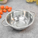 Дуршлаг 22см с ручками, нерж сталь