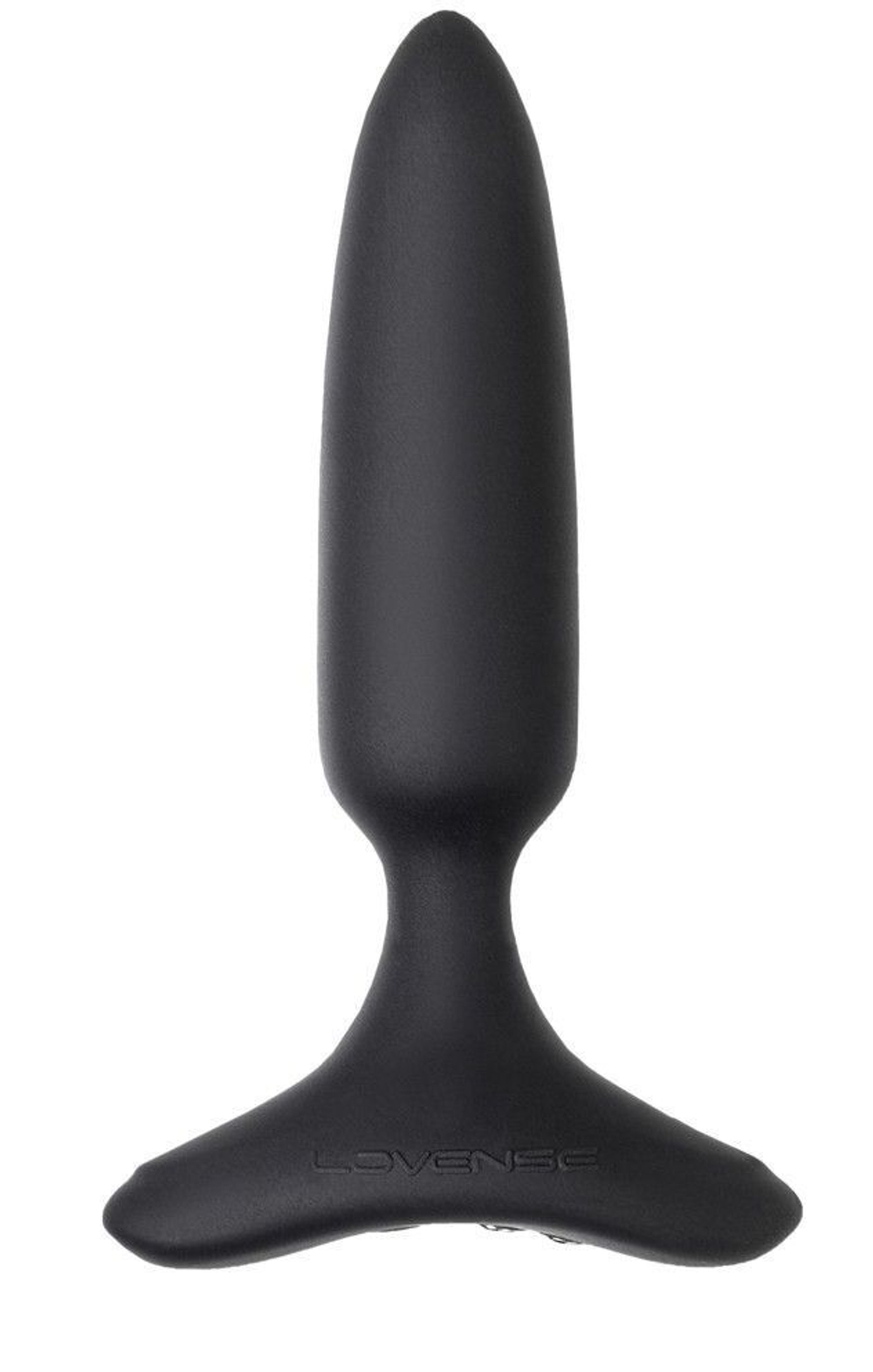 Черная анальная вибропробка HUSH 2 Size S - 12,1 см.