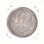 10 марок 1993 год (J) 150 лет со дня рождения Роберта Коха, Германия. XF-AU