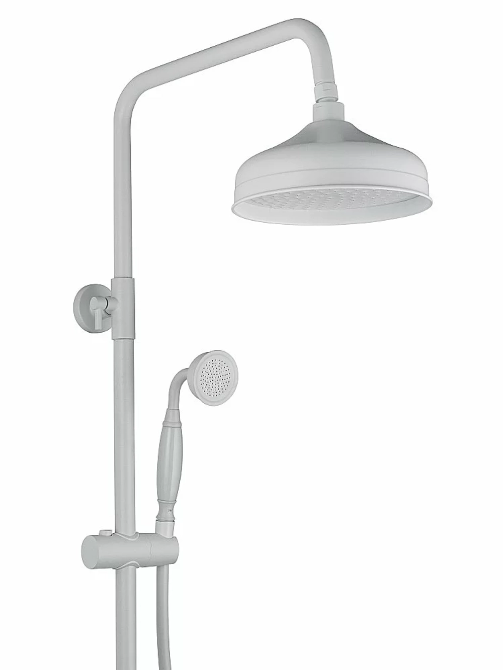 Душевая система с термостатом WONZON & WOGHAND RETRO WW-B3041-MW белый матовый