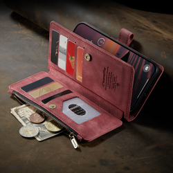 Многофункциональный чехол-кошелек CaseMe 3 in 1 Matte Wallet для iPhone 17 Pro Max