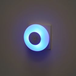 Ночник - светильник светодиодный ЭРА NN-632-SW-W в розетку с выключателем белый | Ночники