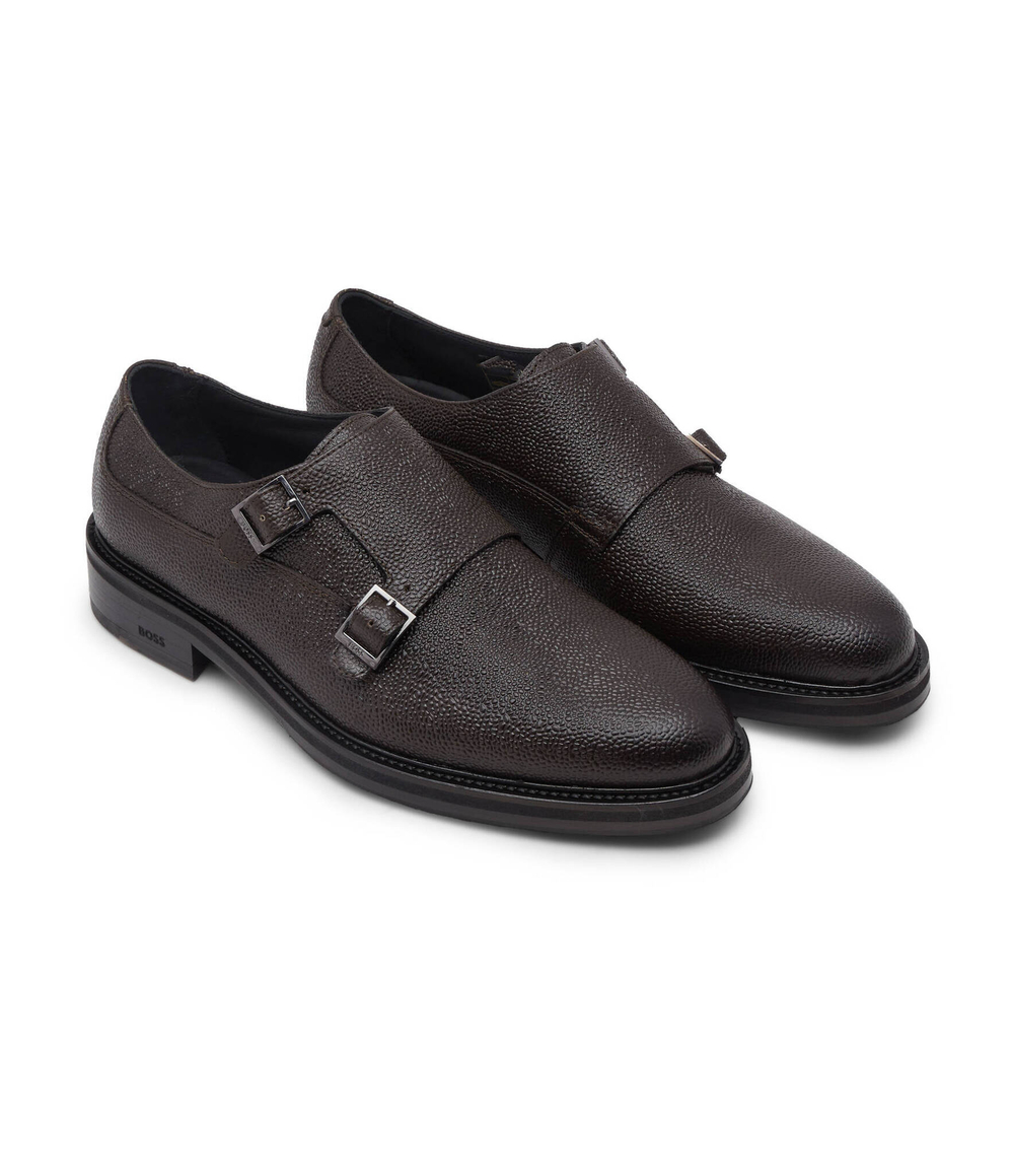 Кожаные монки larry-l BOSS BLACK - коричневый(50503578)