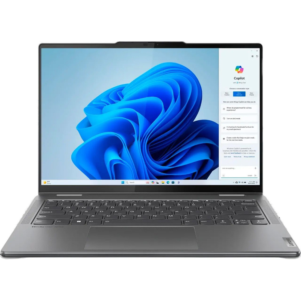 Ноутбук Lenovo Yoga 7 2-in-1 14IML9, 14" (1920x1200) IPS/Intel Core Ultra 5 125U/16 ГБ LPDDR5X/1024 ГБ SSD/Intel Graphics/Без системы, Серый (83DJ0097RK)