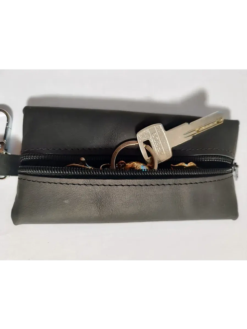 Ключница карманная из натуральной кожи