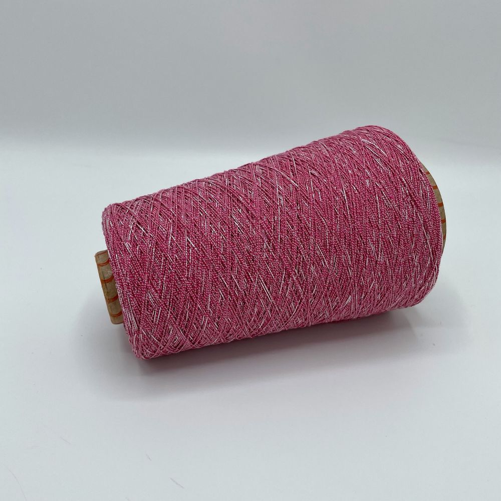 Бобинная пряжа для вязания (200 гр.) LAGOPOLANE 41% хлопок 36% полиамид 18% полиэстер 5% люрекс