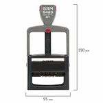 Датер самонаб. 6 строк+дата, оттиск 69х49 мм синий, GRM 5485 HUMMER,КАССА В КОМПЛЕКТЕ, 112000120