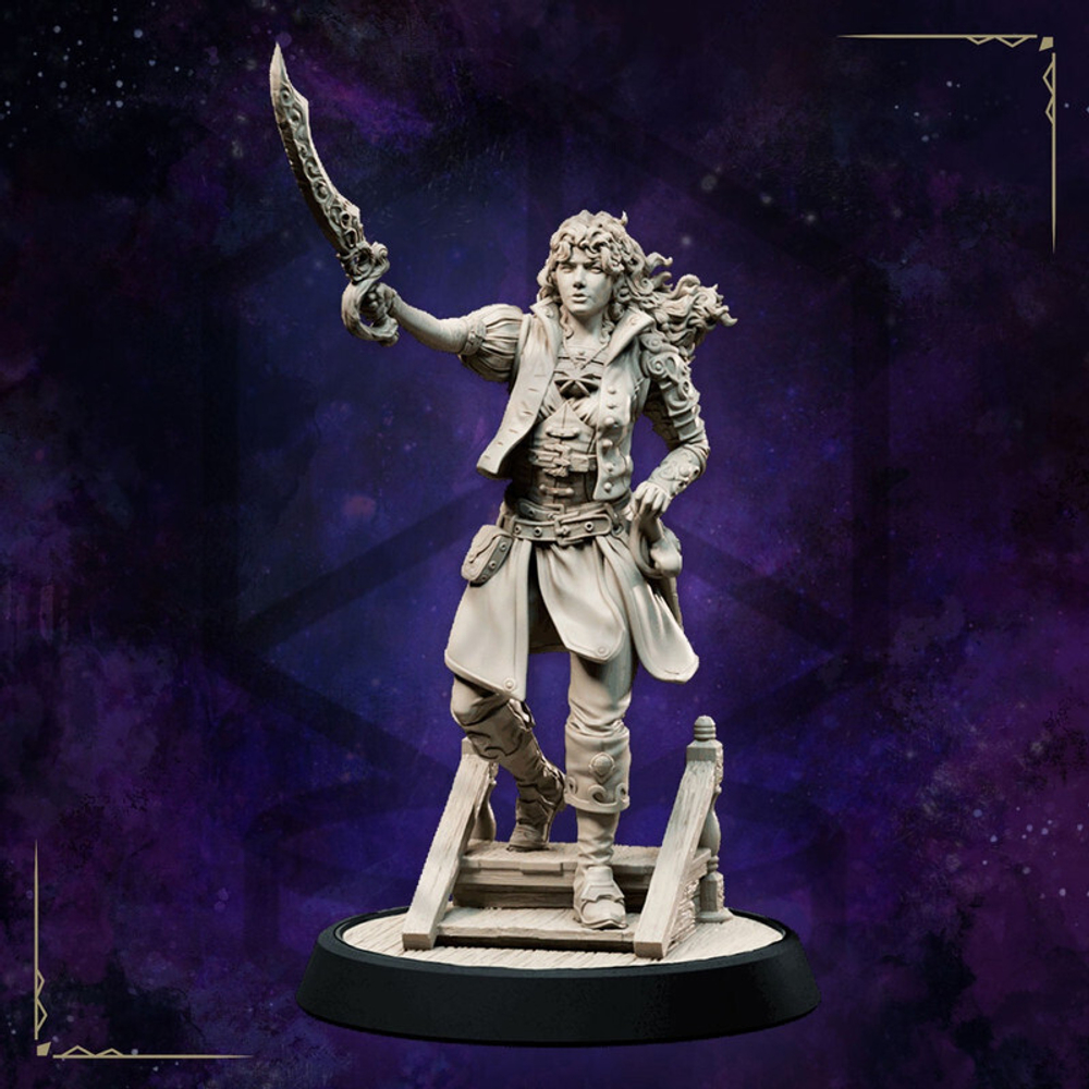 Человек Пират миниатюра для dnd, днд, pathfinder, фентези, Настольная игра, НРИ, Варгейм, РПГ
