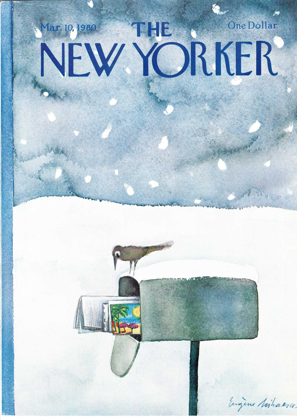 Журнал The New Yorker 10-03-1980, обложка