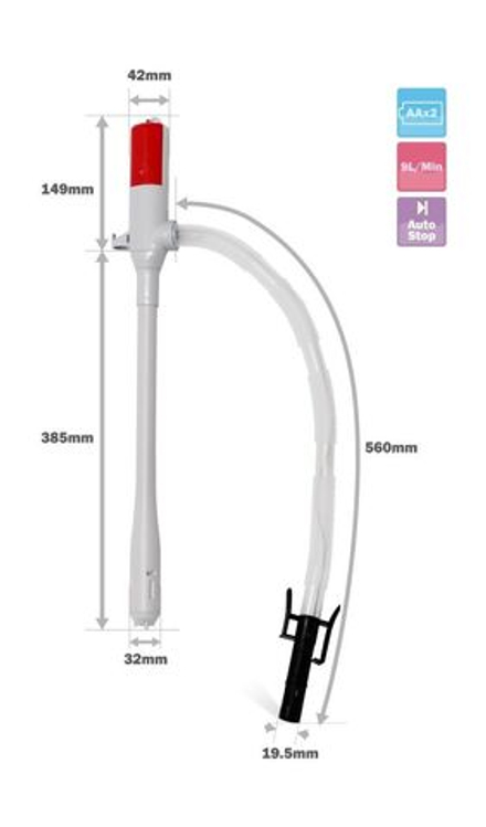 DP-03-1 Насос электрический для перекачки топлива на батарейках