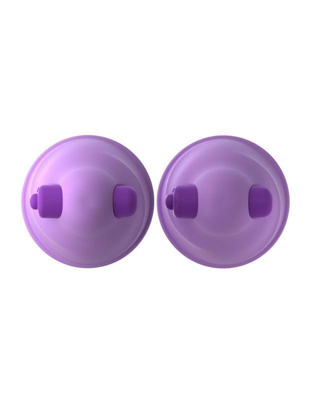 Фиолетовые виброприсоски-стимуляторы на соски Vibrating Nipple
