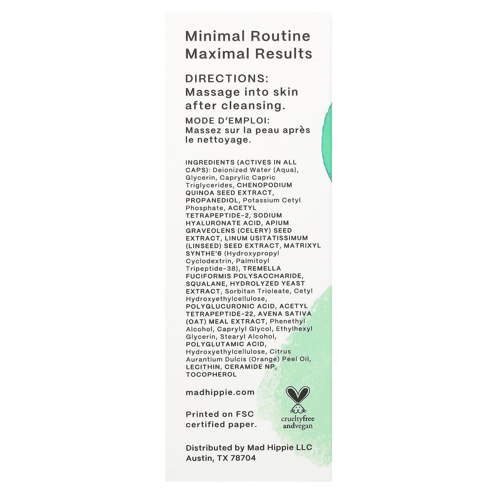 Mad Hippie, Корректирующая пептидная сыворотка, 30 мл (1,02 жидк. унц.)