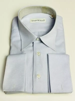 Рубашка с запонками и пуговицами на манжетах