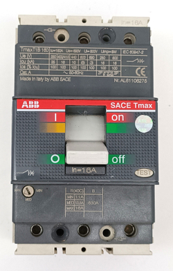 Автоматический выключатель ABB Tmax T1B, 160A, 16A 3p 1SDA050870R1 8kA