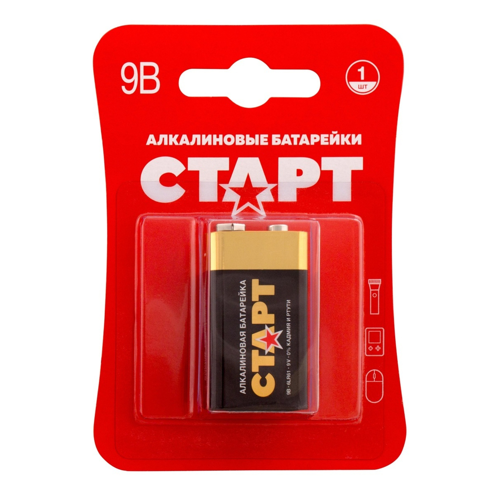 Батарейка Крона 1604CEBRA-2 GP 9V (1шт)