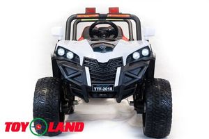 Детский электромобиль Toyland Багги 2019 4х4 белый фото №3