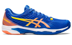 Мужские кроссовки теннисные Asics Solution Speed FF 2 Clay - tuna blue/sun peach