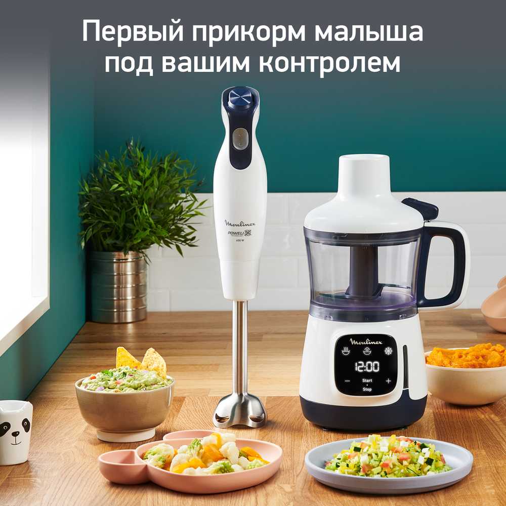 Универсальный набор 4 в 1 Moulinex Yummy Gourmet DD55W110, для детского питания