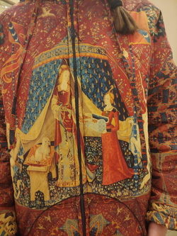 Куртка "Желание", по мотивам средневекового фламандского гобелена «Моё единственное желание» из серии гобеленов «Дама с Единорогом»