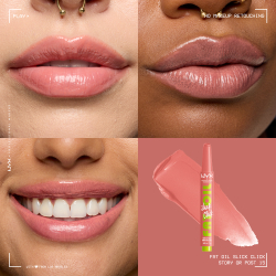 NYX Professional Makeup Fat Oil Slick Click - Тонирующий бальзам для губ оттенок Story Or Post, 2 g