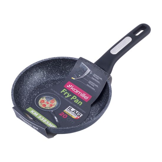 Сковорода 20 см. из литого алюминия Kamille KM 5385MR с покрытием ILAG