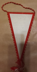 Вымпел Спартак.Клуб Спартаковец. Размеры 23 см на 12 см