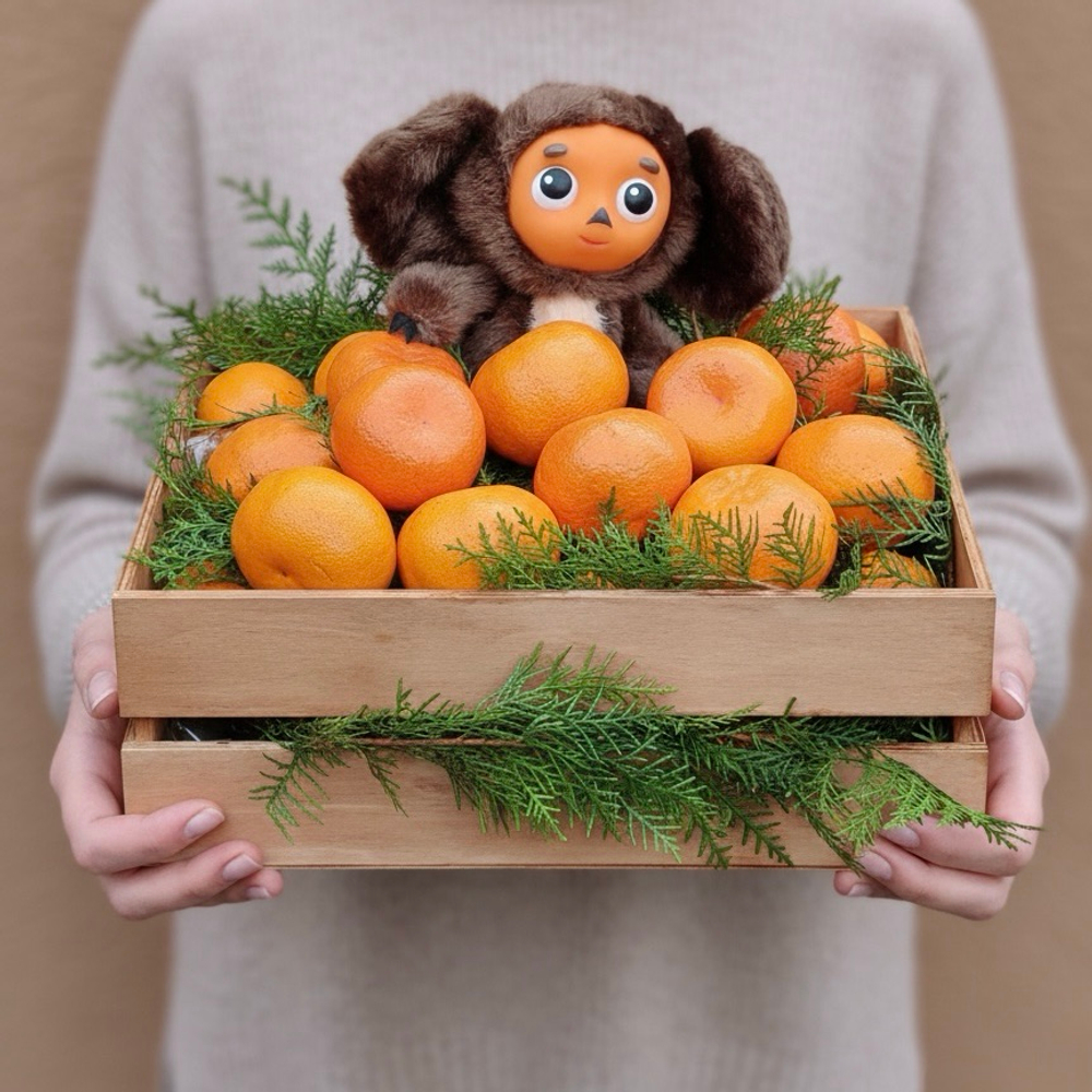 Чебурашка с 5 кг мандаринами