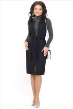 Сарафан Стиль жизни классика блэк DStrend (Акция)