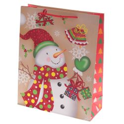 GAEM Пакет подарочный (бумага 230г/м2, блок микс 12шт), L26 W10 H32 см, 4в.