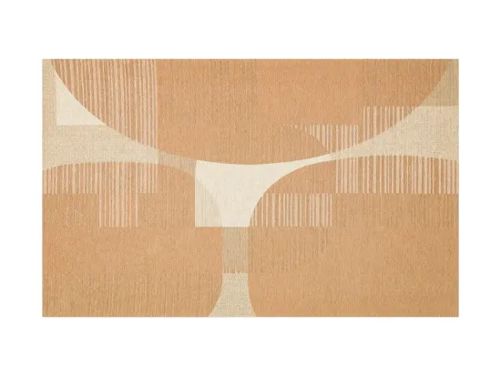 Ковер BROOKLYN 160*230, бежевый,терракотовый 851545