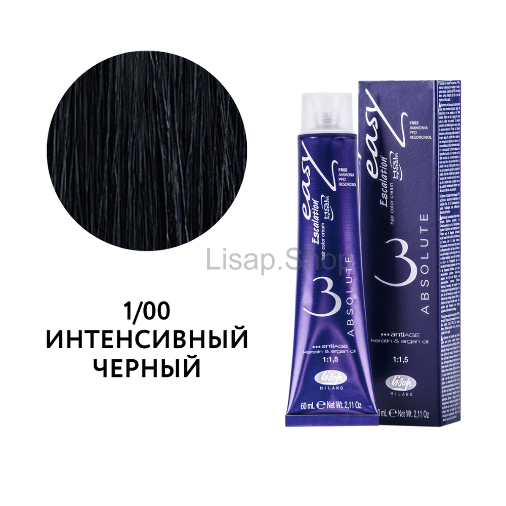 Безаммиачный перманентный крем-краситель для волос "Escalation Easy Absolute 3"