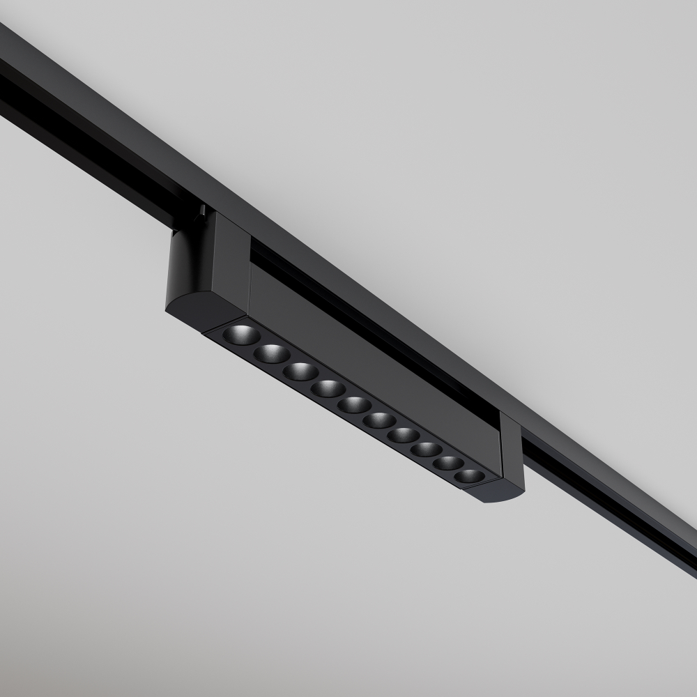 Трековый однофазный светодиодный светильник Maytoni Unity TR010-1-10W3K-M-B
