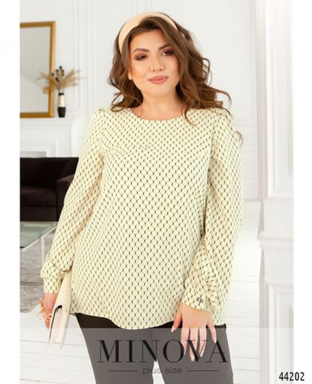 Блуза 2238-желтый Minova Фото 2