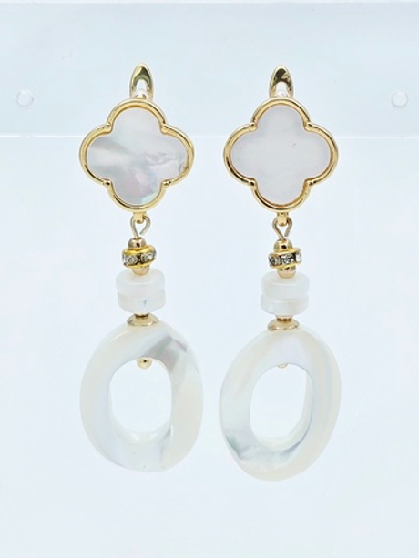 91004015 Серьги Selena Pearls