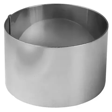 Форма кондитерская «Круг» сталь нерж. D=70,H=45мм металлич