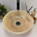 Раковина из оникса Bowl Yellow TinLip BO-62966 40*40*15 140