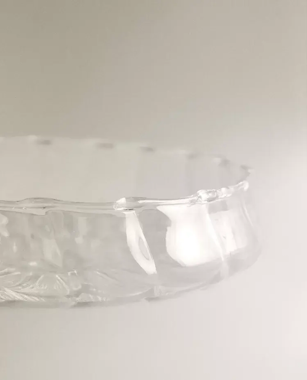 ZARA HOME МЫЛЬНИЦА ДЛЯ ВАННОЙ ИЗ КЕРАМИКИ, ПРОЗРАЧНЫЙ