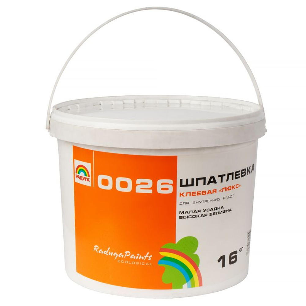 Шпаклевка клеевая Радуга-0026 Люкс 16 кг