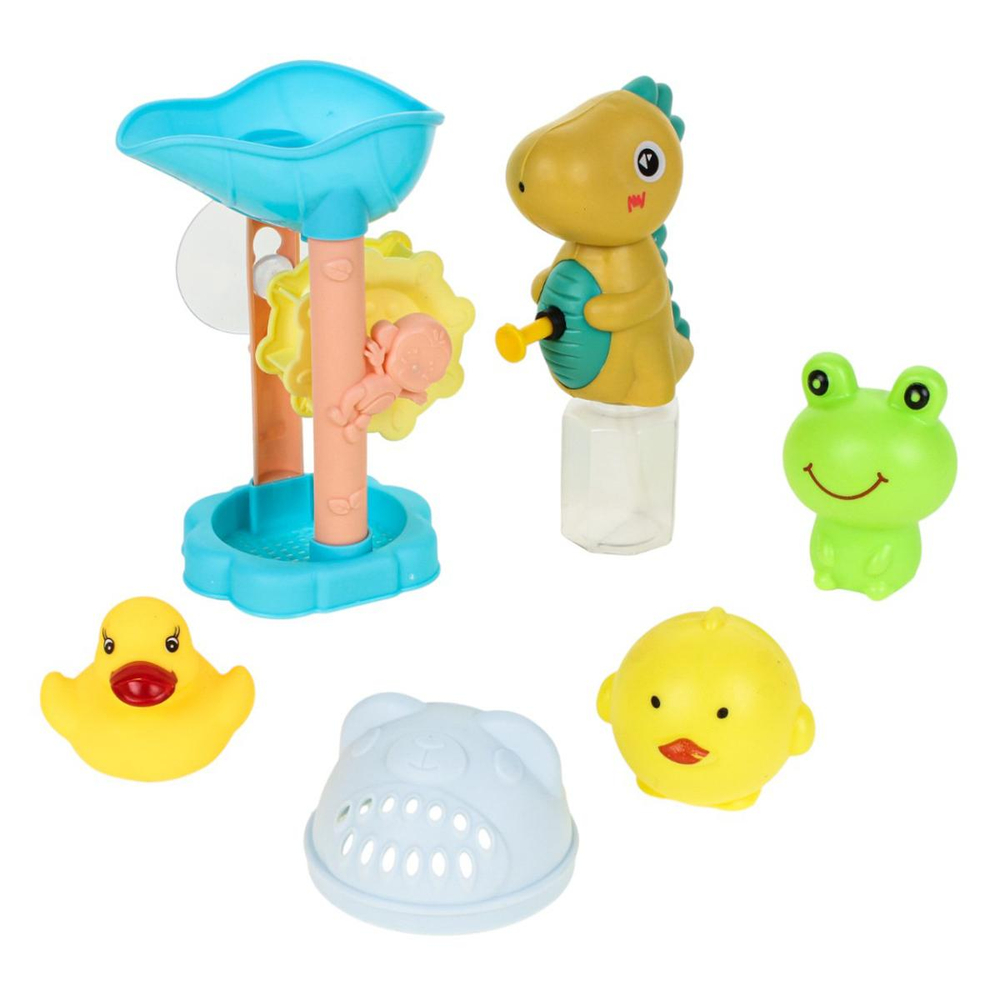 Набор игрушек для купания 8шт, пакет 669-600C