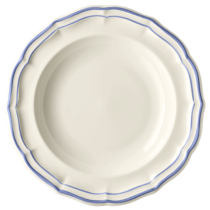 Тарелка суповая Gien Filet Bleu (22.5 см)