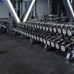 Гантельный ряд полиуретановый (шаг 2,5 кг, 10 пар) PROFI-FIT 2,5-25 кг