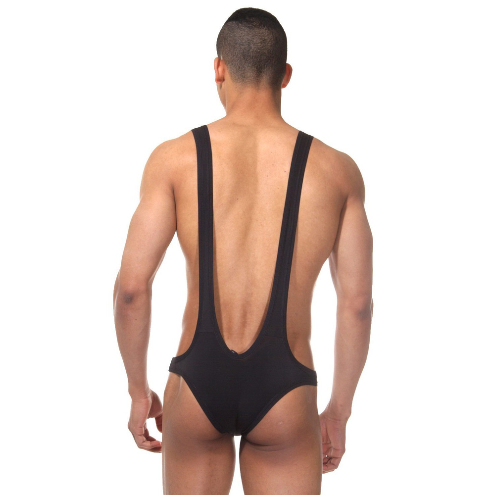 Мужской леотард черный LaBlinque LB15016