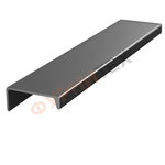 Ручка-профиль накладная RP01, отделка Серебро матовое