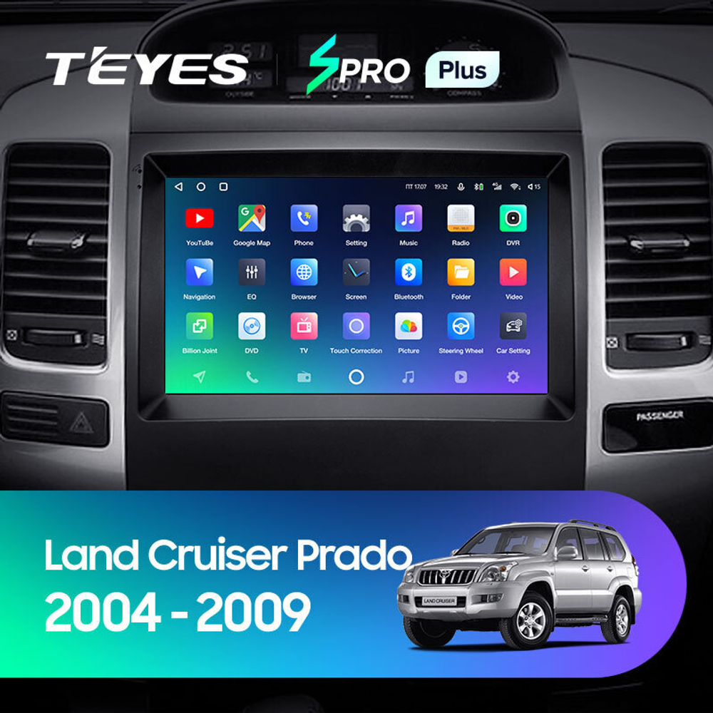 Teyes SPRO Plus 9" для Toyota Land Cruiser Prado, Lexus GX 470 2004-2009