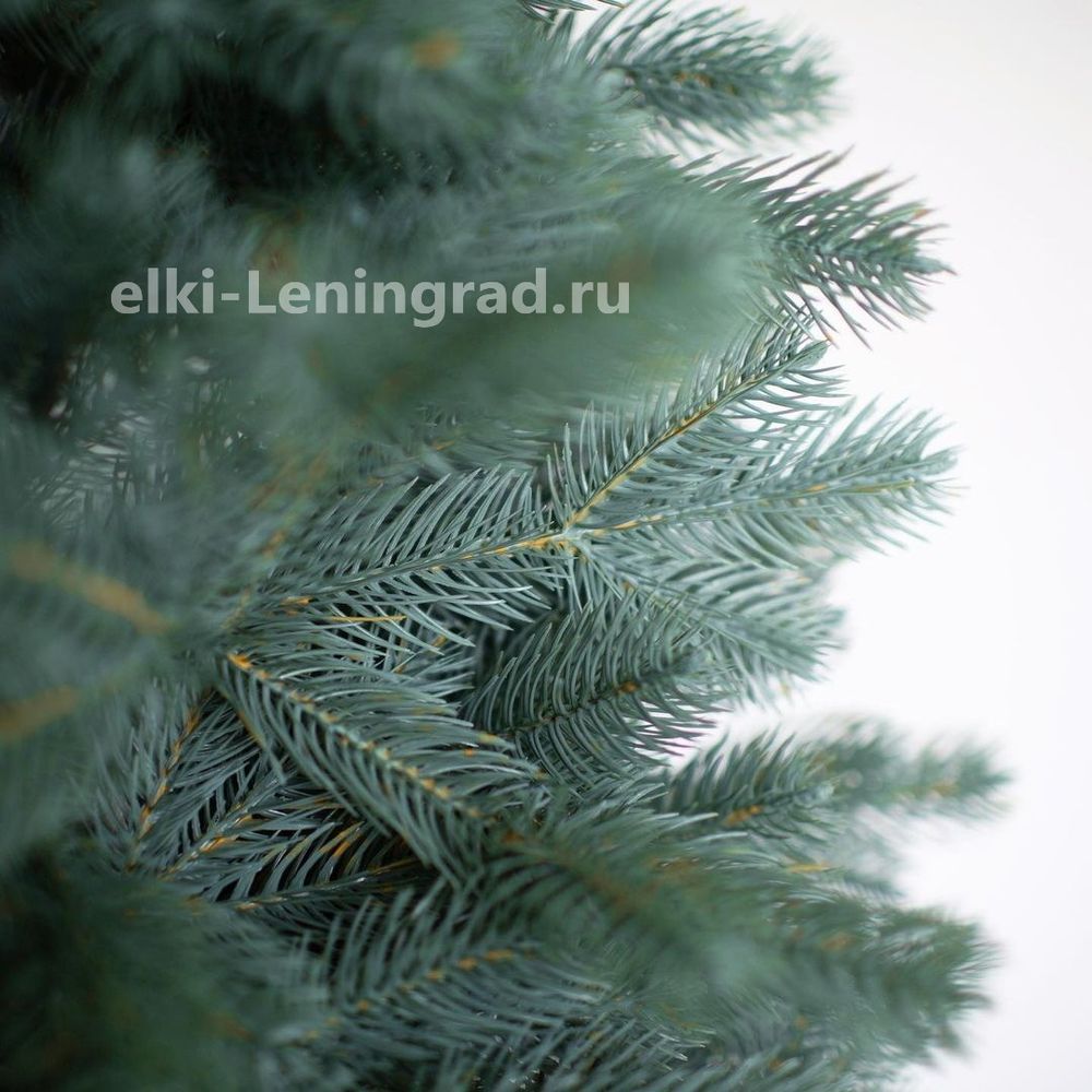 Ель голубая искусственная «Бордо» (Литая хвоя) 210 см / 2.1 м