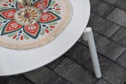 "Тоскана" лаунж-зона из искусственного ротанга, цвет соломенный